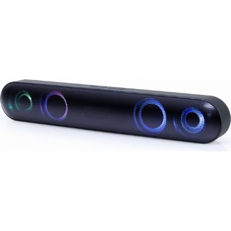 Bar de suono gembirdbluetooth con effetto de luz led nero (1/2)