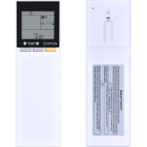 Ersatzfernbedienung für Mitsubishi Klimaanlagen SG15C SG15D SG10A SG18D SG15J SG17B SG19C SH20A, XG16A XG16A-1 MSZ-SF25VE-E1 MSZ-SF25VE-E2 MSZ-SF25VE-EN1 (Heizung und Klimaanlage) (1/5)