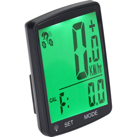 Compteur vélo sans fil avec capteur de vitesse et cadence, écran LCD 2,8 pouces, ordinateur de cyclisme étanche, GPS compatible, pour VTT et route (1/5)