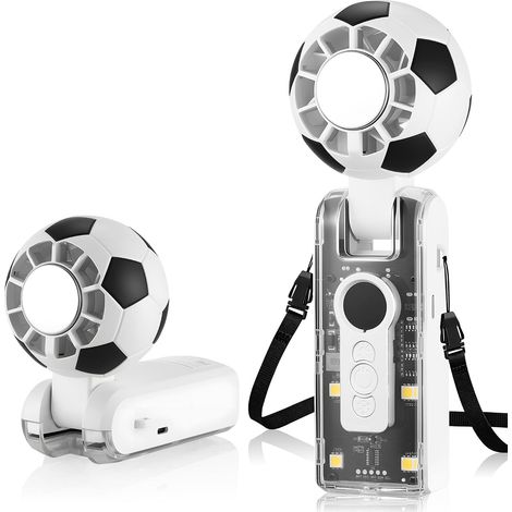 Mini ventilador portátil recargable, ventilador de aire acondicionado portátil, ventilador portátil con pantalla LED, 1866 cm (1/5)