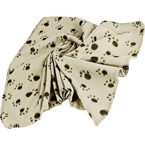 Plaid Per Animali Domestici Modello Amici Colore Beige, misura55x78 cmcoloreBeige