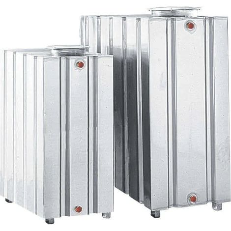 Cordivari - Serbatoio parallelepipedo zincato da 500 litri per acqua