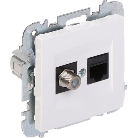 SANTRA/4190-10/EPN PRISE DE BORNE TYPE F + RJ45 Elektro-Plast