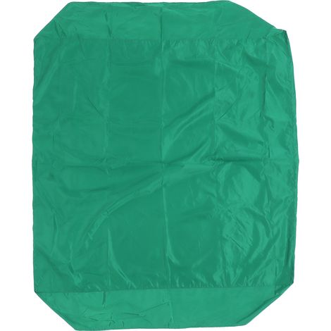 Bâche de protection carrée verte pour bac à sable/piscine, avec cordon de serrage, 120 x 120 cm (1/5)
