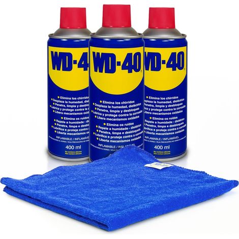WD-40 - Lubricante Multiusos WD40 400ml - Pack 3 unidades (1/4)