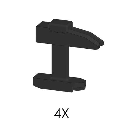 - Cale de connexion en plastique, 4 pièces