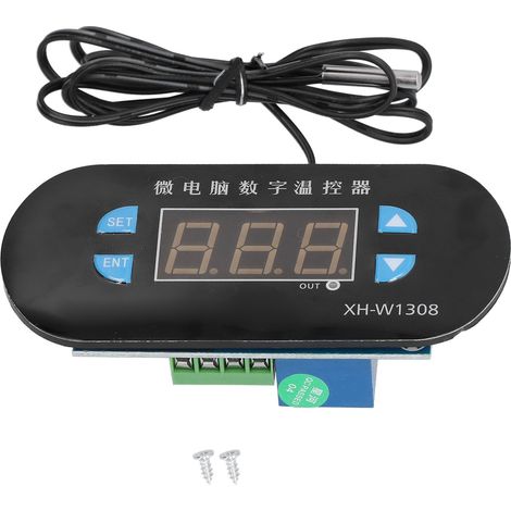 Thermostat Digital XH-W1308 avec contrôle précis 0.1℃ et écran rouge - pour usage domestique et incubation (1/5)
