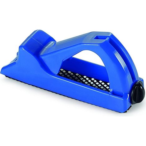 Rabot de lissage en PVC - 1 pièce - Lames interchangeables - Pour plaques de plâtre et enduit - Usage professionnel - 14 x 4 cm