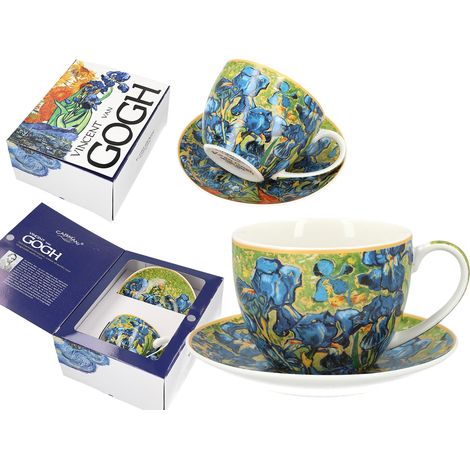 Taza y platillo - V. van Gogh, Lirios (carmani) (1/3)