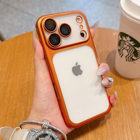 Coque iPhone 17 Pro Max - Polycarbonate Rigid - Finition Mate Transparente - Protection Anti-chute - Cadre Plaqué - 1 Pièce (1/3)