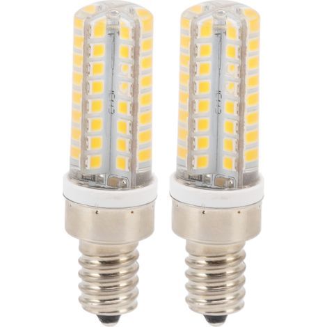 E14 5W 230V 64 LED Corn Bulbs, 3000K – Pack of 2, Warm Lighting for Indoors, Bars, Offices (1/5)