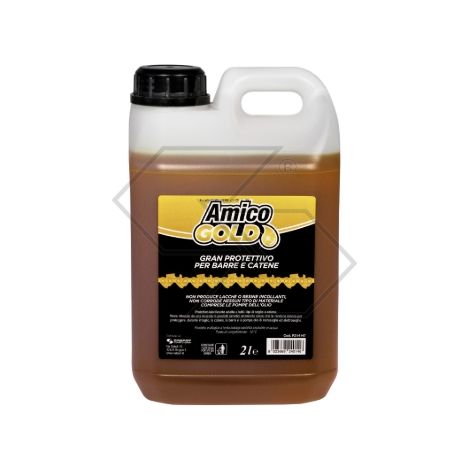 Olio protettivo sintetico per catena da motosega AMICO GOLD 2 litri R314147
