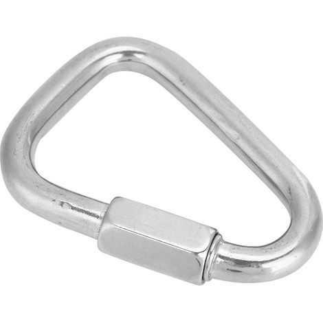 Mousqueton en acier inoxydable M12 pour via ferrata, escalade et alpinisme, robuste et fiable (1/5)