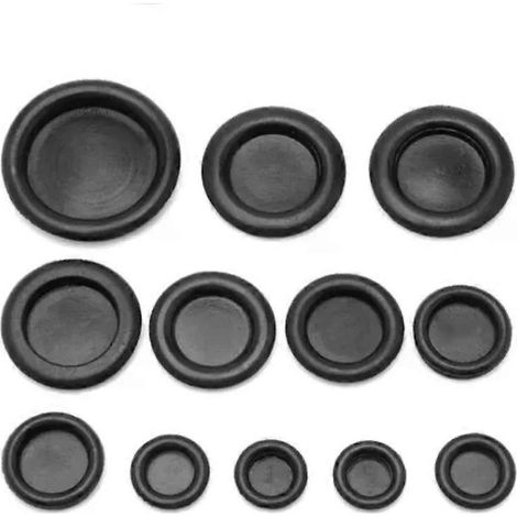 7–50 mm Blindstopfen aus Gummi für Kabeldurchführungen, Lochstopfen für Kfz-Gehäuse, einseitig (1/4)