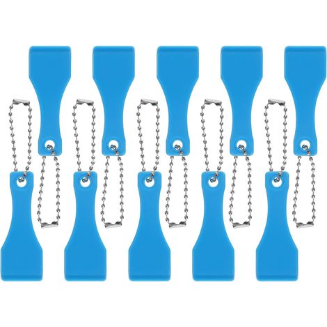 CCYKXA10 pièces Lotus Bleu Grattoirs Plastique pour Tickets de Loterie Outil pour Gratter Étiquettes et Autocollants Facile à Transporter et Résistant (1/5)