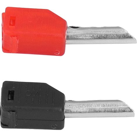 100 connecteurs de fils en laiton pur nickelé, carrés creux, de type banane de 4 mm, pour accessoires de matériel pédagogique (1/5)