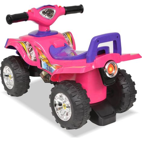 VTT pour enfants avec son et lumière Rose et violet (1/5)