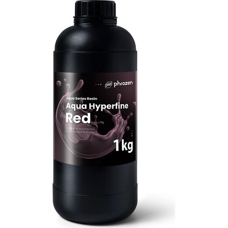 Resina per stampante 3D Phrozen Aqua Hyperfine rossa
