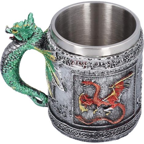 Tasse à Bière à Motif De Dragon, Tasse Personnalisée en Résine Et Acier Inoxydable pour Le Festival d'halloween à la Maison (1/5)