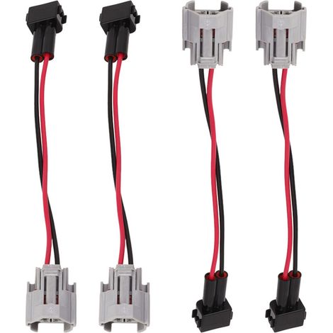 Adaptador de arnés de inyector de combustible – 4 piezas, compatible con DENSO hembra a EV1-A macho, para motores Honda K20/K24 (1/5)