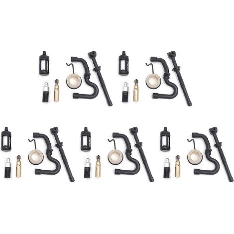 Kit de 5 tuyaux pour pompe à huile, engrenage à vis sans fin, filtre à huile et carburant, pièces détachées pour tronçonneuse Stihl MS 180 170 MS180 MS170 018 017, référence 11236407102 (1/5)