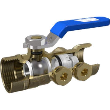 Clapet antipollution BASIC CC avec vanne à boisseau sphérique DN25 - Femelle/Femelle 1'' (26/34) - Watts