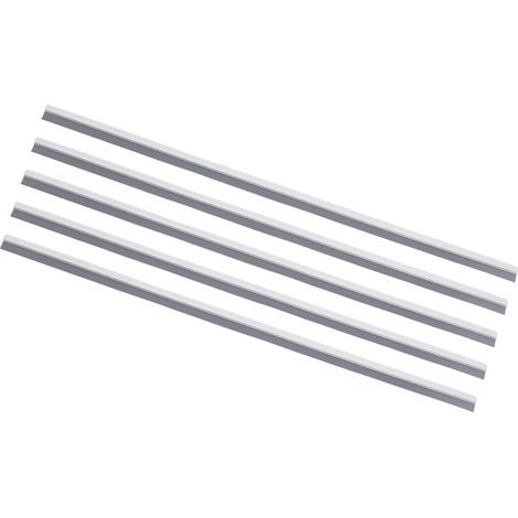 Joint de porte PVC anti-courants d'air, anti-insectes, insonorisant pour fenêtres et portes (5 m par paquet, teinte gris-blanc, taille XL) (1/5)