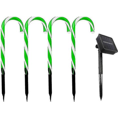 Lampadaire solaire LED, lampe de Noël pour extérieur, décoration de jardin ou de cour (1/5)