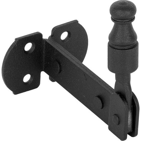Supporto per cancello e persiana neri - LB PDF4C
