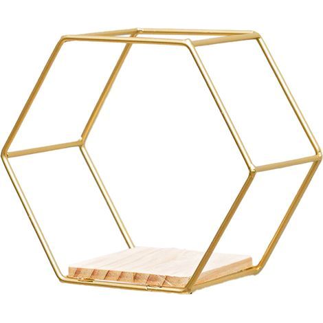 Schwebendes Wandregal – 18 mm MDF-Holz – Maximale Traglast 5 kg – Für Schlafzimmer, Wohnzimmer, Flur – 1 Stück (1/5)