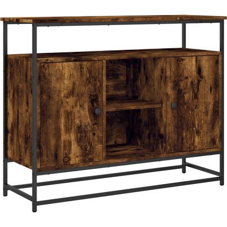 Credenza cassettiera cassettiera mobile contenitore organizer cucina soggiorno soggiorno 100 x 35 x 80 cm derivati del legno marrone