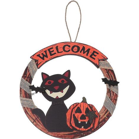 1 Halloween-Willkommensschild als Geschenkidee (1/3)