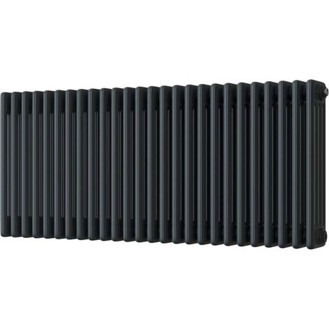 Alpha - Anthracite Column Radiator H500mm x W1164mm 4 Column