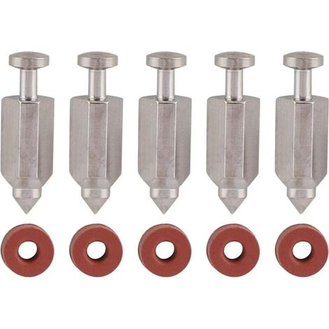 Ulisem Vergaser-Reparatursatz für Schwimmerventilnadelsitzdichtung für Briggs Stratton 398188, 281144, 299096, 394681, 83400 5 PS und 6 PS vertikale Motoren, 5er-Pack (1/4)