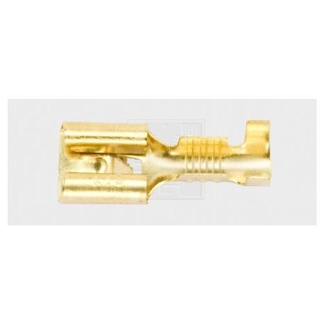 SWG Flachsteckhülse mit Rastnase 1,5-2,5 mm² 6,3x0,8 unisoliert Autoreparatur