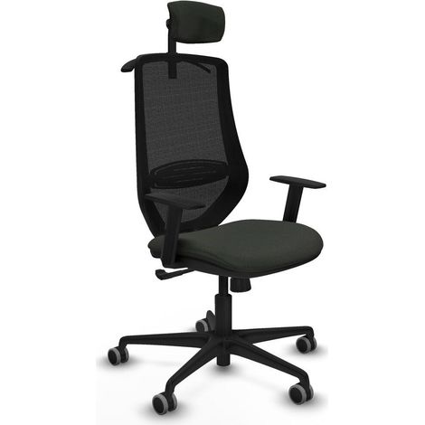 Piqueras y Crespo Mardos Sedia da Ufficio Ergonomica Nera