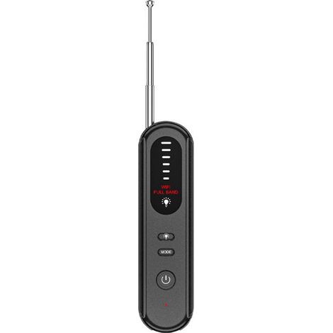 Détecteur de caméras cachées T01 - Détecteur de signaux GPS/Wi-Fi portable avec 6 niveaux de sensibilité - Détecteur de dispositifs secrets pour la maison, les voyages, les hôtels et la voiture (1/5)