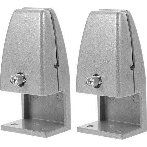 Pince en L alliage d'aluminium 2 pièces pour cloison