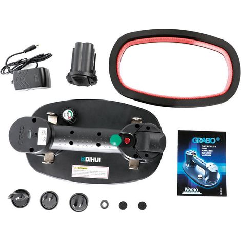 Ventouse électrique GRABO PLUS en housse 2 batteries et 1 chargeur BIHUI