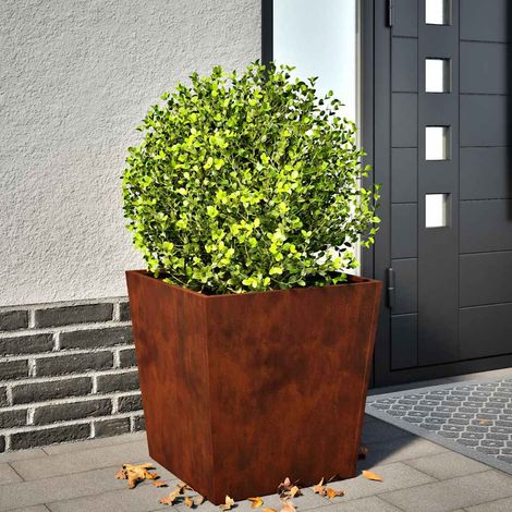 vidaXL Fioriera da Giardino 50x50x50 cm in Acciaio Corten
