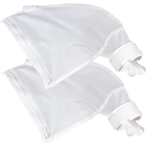 Pool Cleaner Bag, Replacement Zippered Nylon Pouch for Polaris 280 and 480 Pool Cleaner Parts (2 Pack)