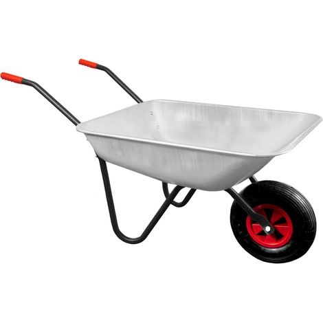 Aga Schubkarre 100 Liter, 110Kg, Bauschubkarre, Gartenschubkarre