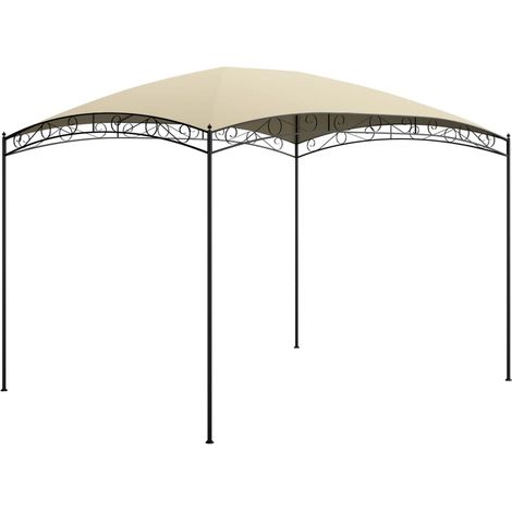 vidaXL Belvédère 3x4x2,65 m Crème 180 g/m²