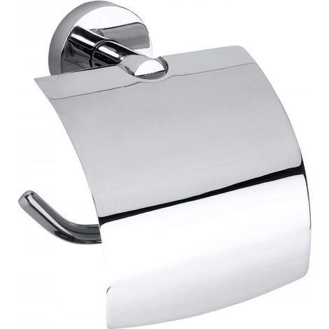 Dérouleur papier toilette OMEGA laiton chromé 14,5x15,5x9 cm (1/4)