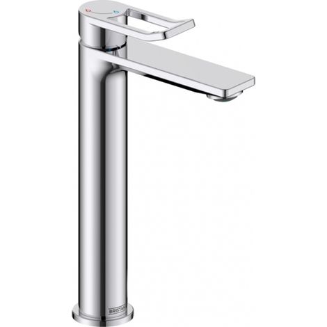 Bristan Saffron Eco Start Tall Basin Mixer Tap with Clicker Waste - Chrome (1/5)