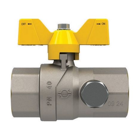 VALVOLA A SFERA GAS CON FARFALLA FUTURGAS FF- 3/4  DN 20- FIV- pezzi 1