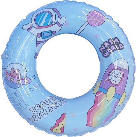 Bouée gonflable imprimée ciel étoilé, pour adultes et enfants, pour la natation un accessoire flottant conçu pour les activités nautiques récréatives.-AquaForge (1/5)