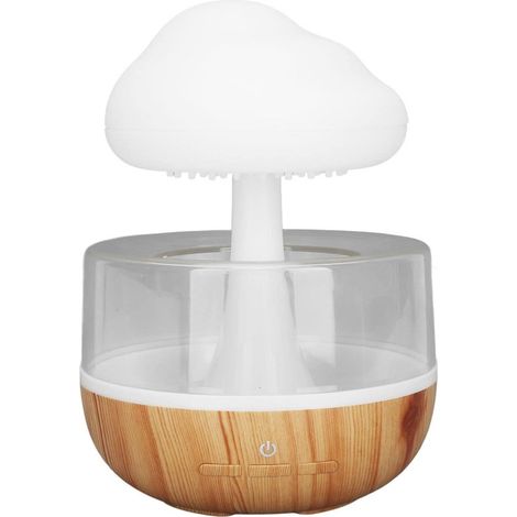RainCloud Luftbefeuchter mit pilzförmigem Wassertropfen-Design und 7-farbigem Aromadiffusor (1/5)