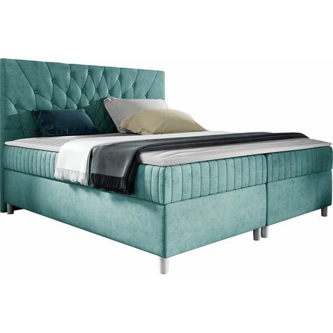 Cama continental Civitas, Manila 12, Continental, Doble, 160x200, Tapiz, Somieres, 165x212x120cm (1/5)