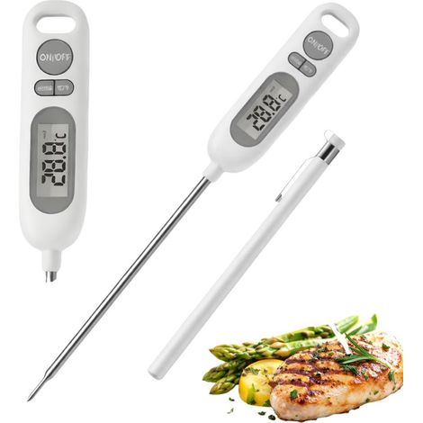 Thermomètre de cuisine numérique avec sonde et écran LCD (1/5)